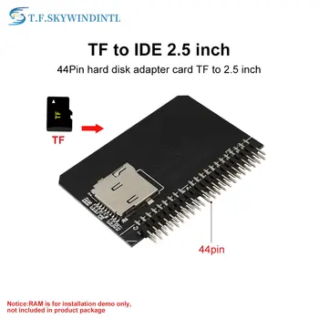 1 бр. карта адаптер Micro SD 2,5 инча 44pin IDE TF карта, за да IDE за лаптоп