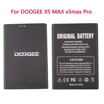 100% Висококачествен батерия BAT16484000 4000 ма за телефон DOOGEE X5 MAX x5max Pro