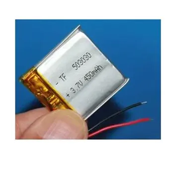 2 бр./лот 503030 3,7 На 450 ма полимерна литиево-йонна акумулаторна батерия Li-ion Li-po, за видеорегистратора GPS Mp3 Mp4 говорител