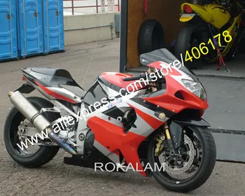 2000 2001 2002 За Suzuki GSXR1000 GSX R1000 K2 00 01 02 GSXR 1000 R1000 Комплект Червени Мотоциклетни Обтекателей (шприцоване)