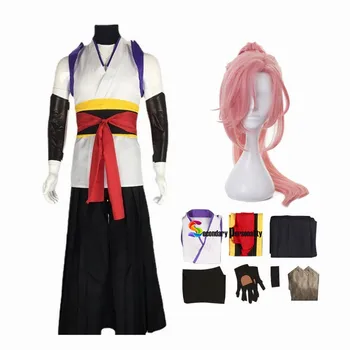 2021 Нова мода аниме Sk8 The Infinity Cherry Blossom Cosplay костюм Дрехи самурай Кимоно