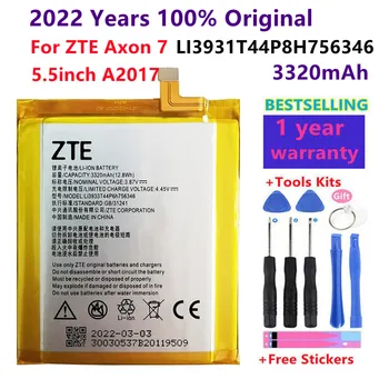 2022 Години 100% Оригинален Нов LI3931T44P8H756346 Батерия За ZTE Axon 7 5,5 инча A2017 Батерия 3320 ма С номер за проследяване