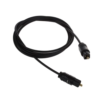 3 фута 1,1 м Цифров оптичен аудио кабел Toslink SPDIF DVD-кабел с конектор