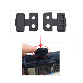 5 бр./лот, резервни части за радиостанции Baofeng серия UV-5R, жак за слушалки, прахоустойчив капачка