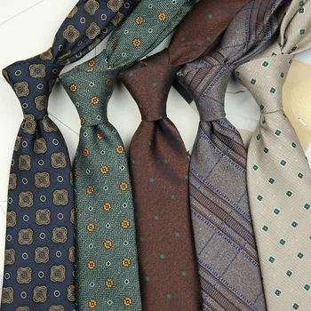 8 см, Висококачествен Луксозен Модерен Ретро Геометричен Модел, Нова Вратовръзка за Мъжете, Бизнес Ежедневието на Сватбен Вратовръзка