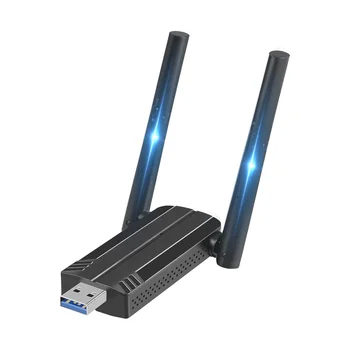 AX1800M USB WiFi Адаптер за PC, USB 3.0, WiFi Ключ, двойна лента Безжичен Адаптер 2,4 G/5G за настолни КОМПЮТРИ