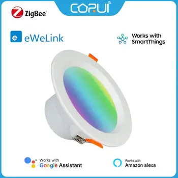 CORUI eWeLink Zigbee Умен лампа 5/7/9 W RGBCW Led-Вградени Тавана Лампа, Гласов Контрол, Работа С Алекса Google Home