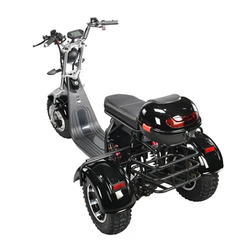 eHoodax Motocicleta Electrica 1500 W 3000 W Висока Мощност от 45 км/ч Бърз Триколка за възрастни с 3 Колела, Електрически Велосипеди, Трайк, Мотоциклет