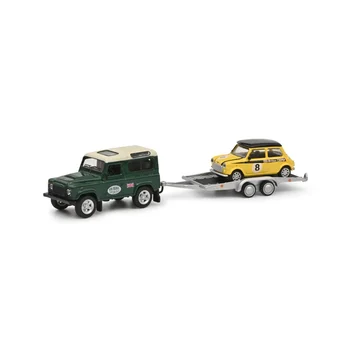 Molded под натиска на модел на превозното средство от сплав на Land Rover в мащаб 1:64, играчка кола, вентилатори за възрастни, коллекционный подарък, изложба на сувенири