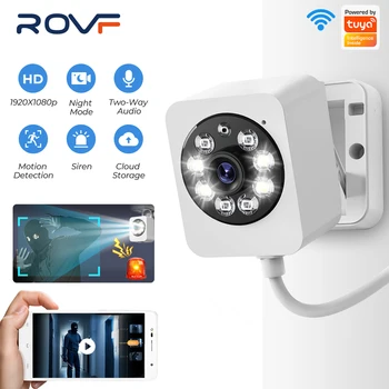 ROVF 1080p Камера на Hristo Smart Indoor Home Security PIR Камера за Откриване на движение на Човека Wifi Видеонаблюдение Камера за Наблюдение