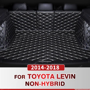 Автоматично подложка за багажника с пълно покритие за Toyota Levin, негибридный 2014-2018 17 16 15, автомобилен подложка за багажника, аксесоари за защита на купето