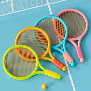 Детска тенис ракета за бадминтон, обучение на начинаещи, плажен тенис, детска градина, интерактивни играчки за родители и деца