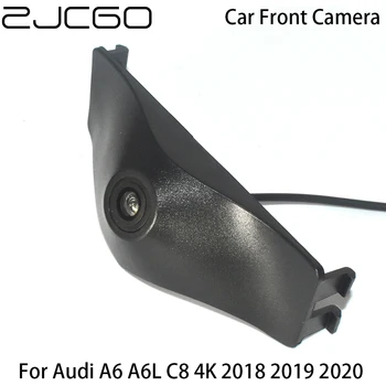 Изглед Отпред на Автомобила Парковочная Камера С Логото на Нощно Виждане Положителна Водоустойчив за Audi A6 A6L C8 4K 2018 2019 2020