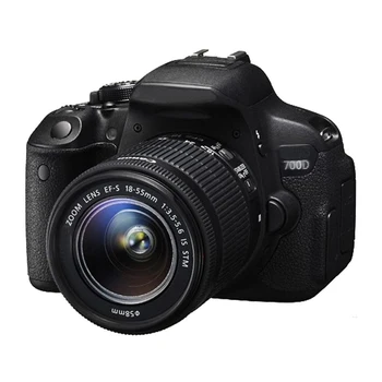 Използвана рефлексен фотоапарат 700D входно ниво APS half frame 1080p Full HD 700d с обектив EF-S18-55mm f/3.5-5.6 IS STM цифров фотоапарат
