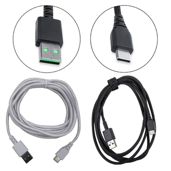 Кабел за трансфер на данни и зареждане на мишката C USB Конектор TypeC за игра на мишката ViperV2 DeathAdder V3Pro/Василиск V3Pro