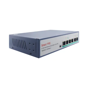 Комутатор ESCAM 4 + 2Channel Fast Ethernet POE за мрежови IP камери POE