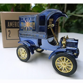 Лят под налягане сплав 1:43 Ford Доставка 1905, галванична синя айде модел автомобил ERTL, колекция за възрастни, сувенирное украса