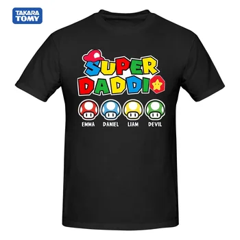 Риза по поръчка за супер майка, ризи супер семейство, риза за рождения ден на поръчка, ризи, за семейство Супер Марио, тениски за рождения ден на Super Mommio