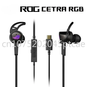 Слушалки ROG Cetra RGB за телефон Rog 5/3/2 Type-C Детска слушалки с активно шумопотискане и ефект на съраунд звук 7.1