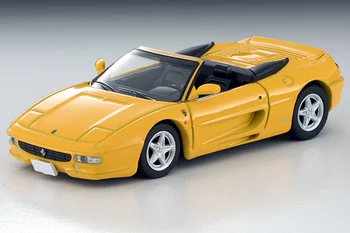 ТОМИ TOMYTEC юлска нов модел на колата от сплав ПС-N Ferrari F355 Spider жълт цвят 1/64