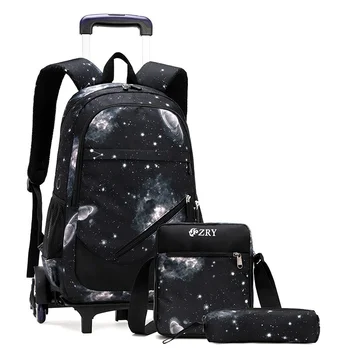 Училищен чанта за количка, детски раници-колички, детски багажа, ученически чанти за момичета, раница за момчета, ученически чанти на колела