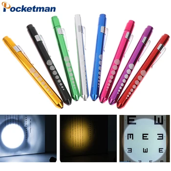 1 БР. led фенерче, мини-фенерче, дръжка, джоб авариен фенер, писалка, фенерче, медицински фенерче, малко фенерче