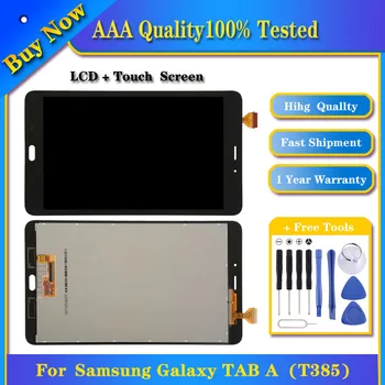 100% Тествани оригинален LCD дисплей за Samsung Galaxy TAB A T385 с цифров преобразувател в пълно сглобяване