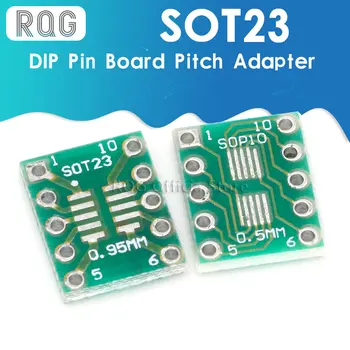 10шт SOT23 MSOP10 за DIP Transfer Board Адаптер DIP Pin Board Pitch Adapter