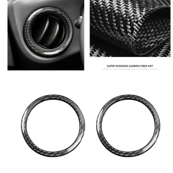2 бр., тампон на отдушник от въглеродни влакна, рамка стикер, панел, ленти, декоративни пръстен за Subaru BRZ и Toyota 86 2012-2020
