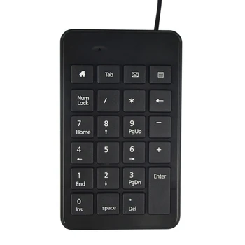 23-ключ клавиатура Универсална Цифрова Клавиатура USB Жичен Мини Цифрова Клавиатура Keycap За Лаптоп B2RC