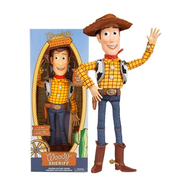 40 СМ Disney Pixar играта на играчките Уди Джеси гъвкави герой подарък за рожден ден кукла плат ковбойская модел на кукла играчка детски аниме подарък