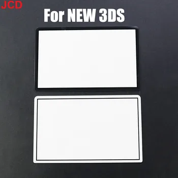 JCD 1 бр. черен, бял цвят, горната част на огледална повърхност, със стъклен капак на обектива, най-горния LCD екран, на предния капак на обектива за ремонт на новата конзола 3DS