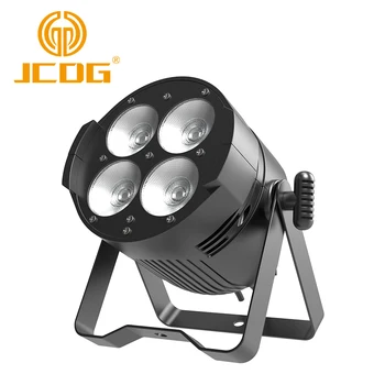 JCDG High Power 4 Eye 200W LED Par Светлини Филм Повърхностен Светлина Коледен DJ Диско Парти Танц Топло Бяло DMX Сценичното Осветление