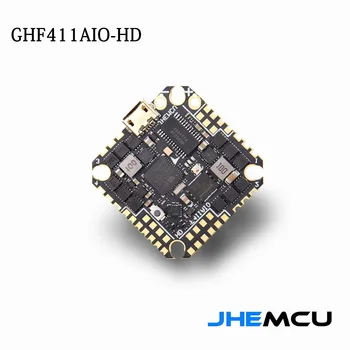 JHEMCU GHF411AIO-HD 40A F411 ICM42688P Контролер за полет BLHELIS 40A 4в1 ESC 3-6 S за FPV Търтеи с клечка за зъби, Части от 