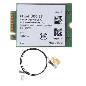 L830-EB 4G Wifi Карта + Антена Модул Аксесоари За Thinkpad X280 T480 T580 P52S L480 L580 T490 T590 P53S T490S X390 L490 L590