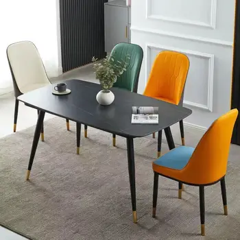 OK Nordic light луксозна маса за хранене, стол за домашно прост, модерен ресторант стол за грим с облегалка маса за почивка стол за преговори в хотела