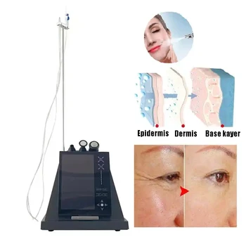 Oxygen Jetpeel Почиства порите на кожата на лицето, подмладява, избелва, лечение на акне, кислородна blast машина за мастилено-струен пилинг на лицето