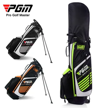 PGM Мъжки дамски преносима чанта-поставка за голф с подтяжками, поставка за скоби, лека чанта за голф, чанта за стика за голф, за възрастни QB027