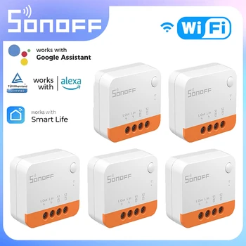 SONOFF MINI R4 Wifi Модул Ключ Wi-Fi интернет и 2-Лентов Ключ Умен Дом Модул Wi-Fi Реле Гласова Дистанционно Управление Алекса Google Home Alice