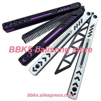 XDYY Ether Balisong Trainer нож за тренировка пеперуди G10 + 6061, алуминиева система втулок за писалки, открит охраняем EDC нож