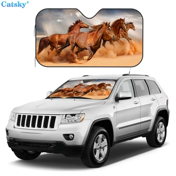Автомобилен сенник за коне и животни, защита от ултравиолетови лъчи, сенника за кола, аксесоари, украса модел, подарък сенник по поръчка