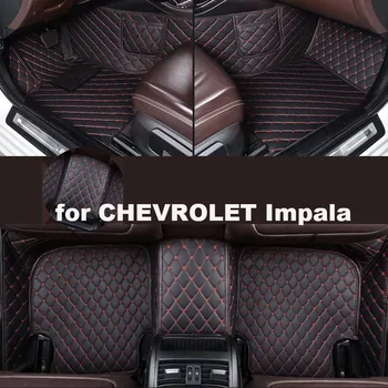 Автомобилни постелки Autohome за CHEVROLET Impala 1996-2019 години на освобождаването, подобрена версия, аксесоари за крака, килими