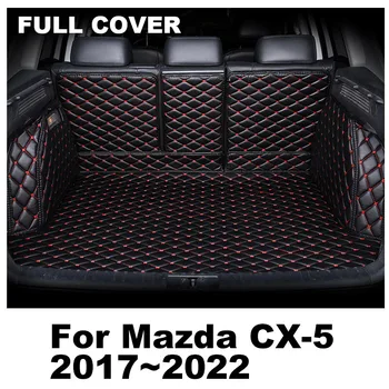 Автомобилни Постелки за багажник на Mazda CX-5 CX5 KF 2017 ~ 2022 Тава Килим Лигавицата на Прозореца на Багажника Подложки Водоустойчив Защитен Мат Аксесоари за Автомобили