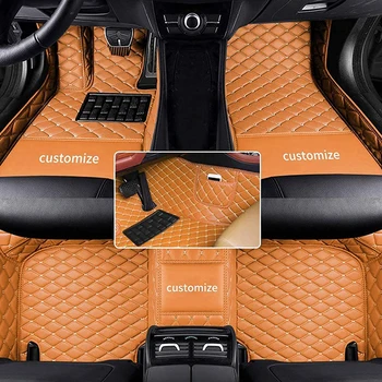 Автомобилни стелки за Chevrolet Camaro 2016-2019 при всякакви метеорологични условия постелки за пода Предни и задни авто кожена подложка