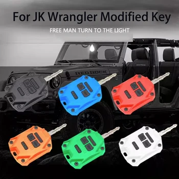 Готин Калъф за ключове на Jeep Wrangler JK 2008-2014 Модифицирана Обвивка, Калъф За ключове на Автомобила Ключодържател Притежателя Корпус Изпращане на Инсталационния Инструмент Аксесоари