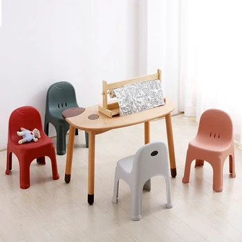 Домакински сгъсти пластмасов стол за баня, маса за хранене, стол за възрастни и деца с ниска облегалка, мини столове за преобличане обувки