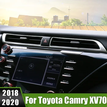 За Toyota Camry XV70 70 2018 2019 2020 Авто Централен Пулт за Управление, Климатик отдушник На Изхода Рамка Капак Завърши Ивица, Стикер Аксесоари