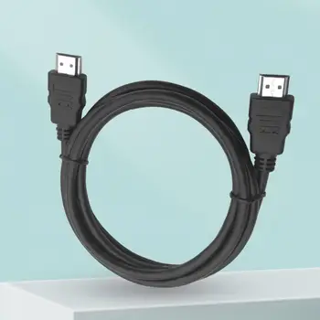 Компактен кабел за запис на видео със защита от смущения от черен метал Plug и Play проектор