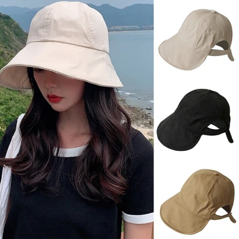 Лятна панама за жени, бейзболна шапка, плажна шапка с широка периферия, шапка с козирка, директна доставка