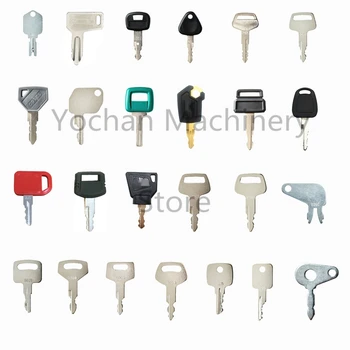 Набор от ключове от 25 ключови машини за багер Caterpillar Hitachi Kobelco Komatsu Kubota Mustang John Deere